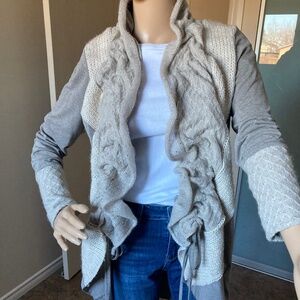 Venus open front jacket w/ties